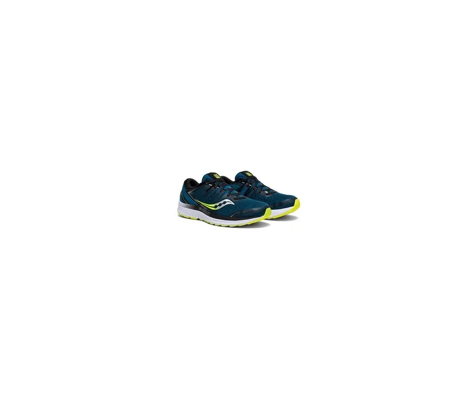 Saucony Everun Guide ISO 2 Men's Running Shoe - Marine / Citron