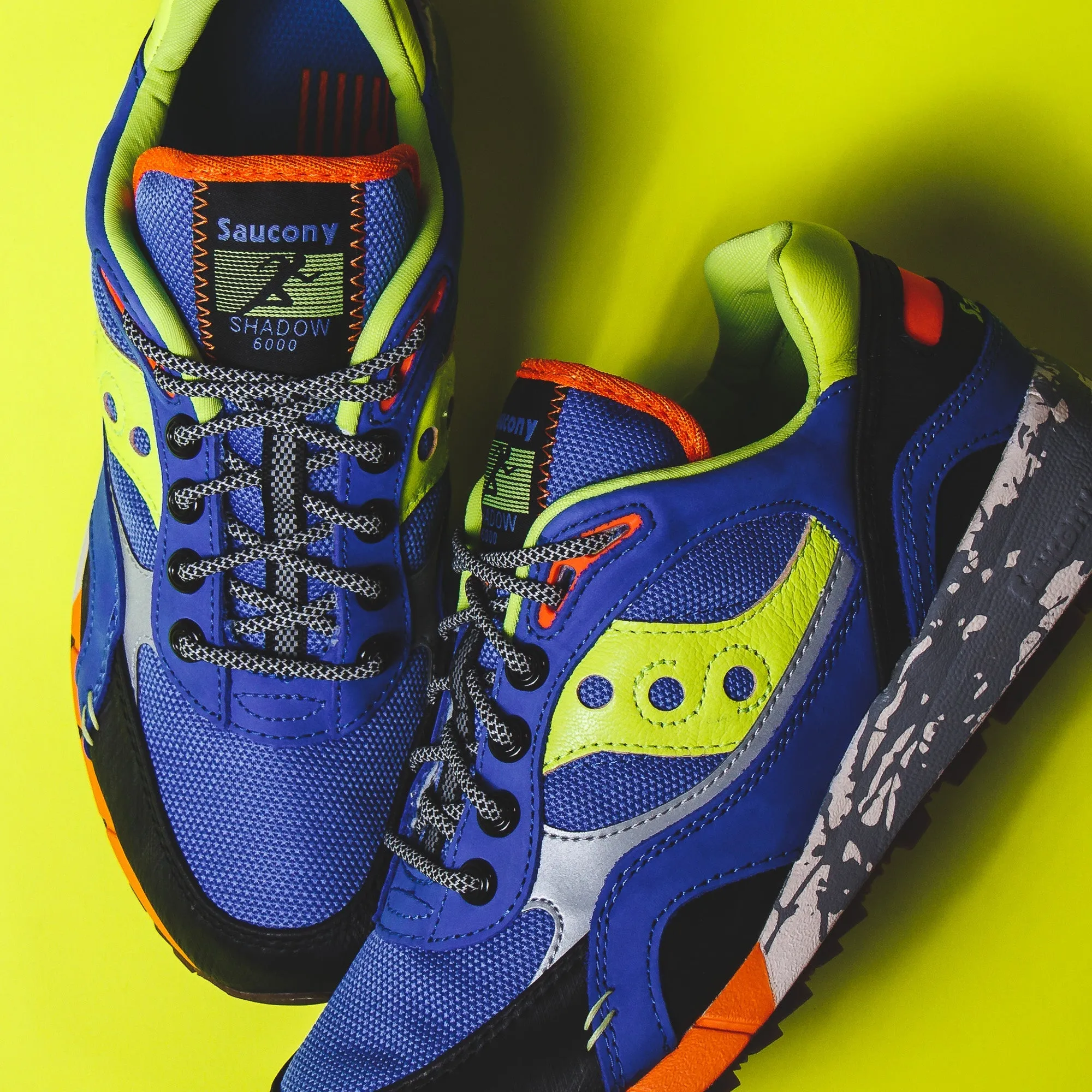 Saucony Men Shadow 6000 Blue Lime S70643-1