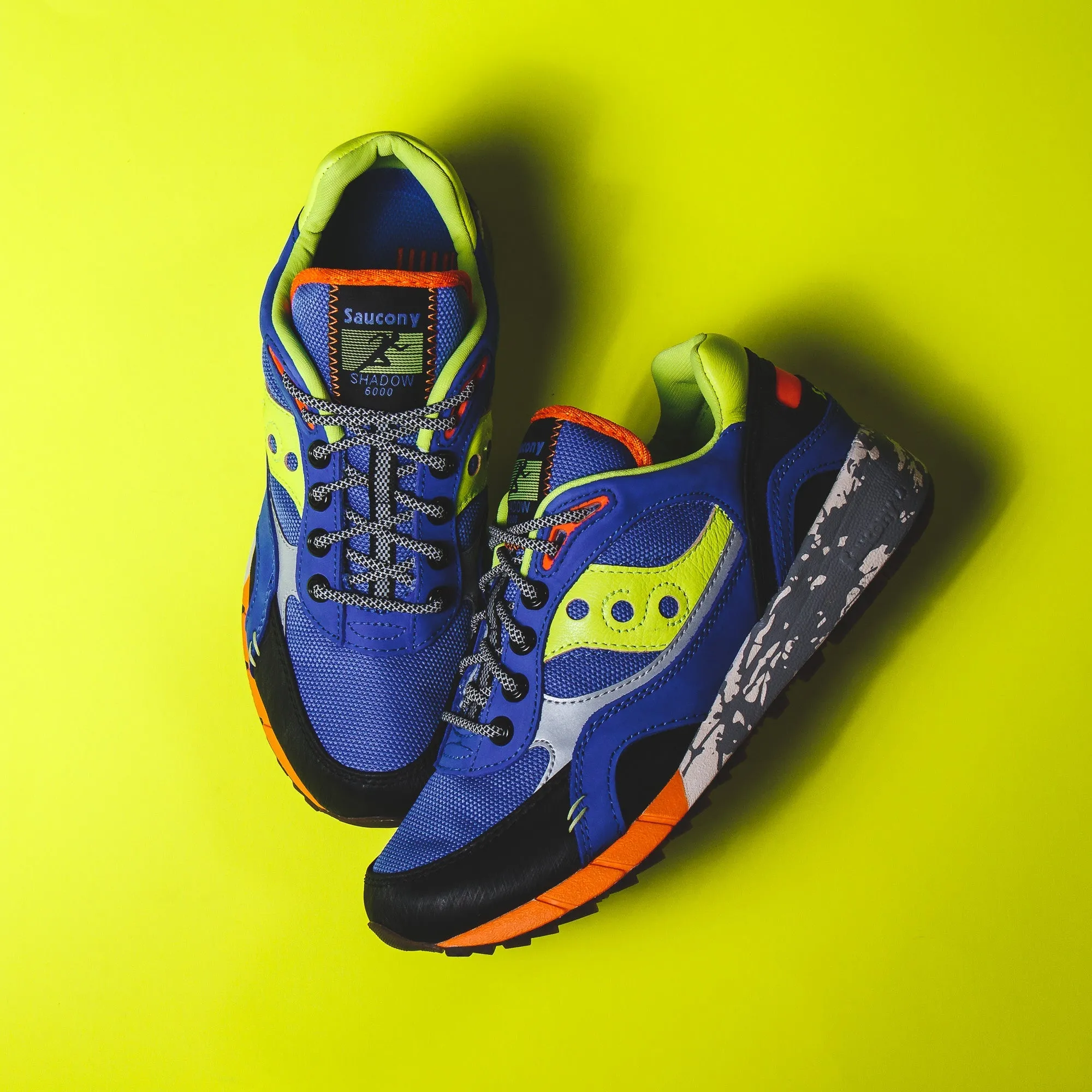 Saucony Men Shadow 6000 Blue Lime S70643-1