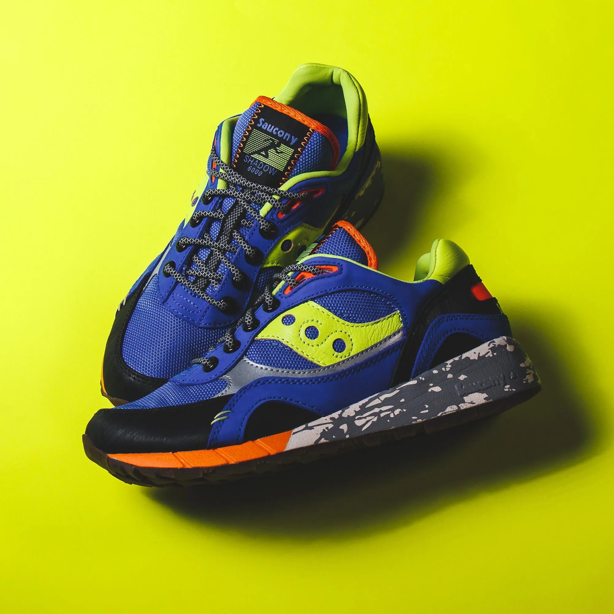 Saucony Men Shadow 6000 Blue Lime S70643-1