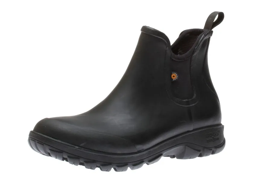 Sauvie Black Slip-On Waterproof Chelsea Boot