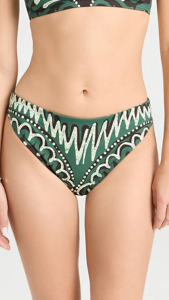 Sea   Charlough Print Bikini Bottoms 