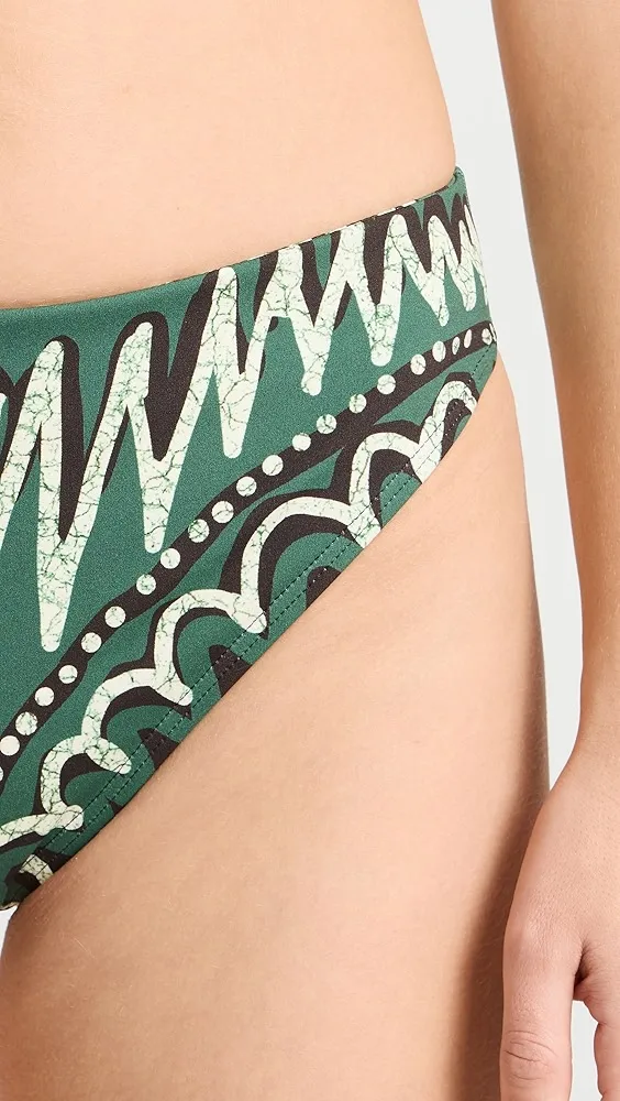 Sea   Charlough Print Bikini Bottoms 