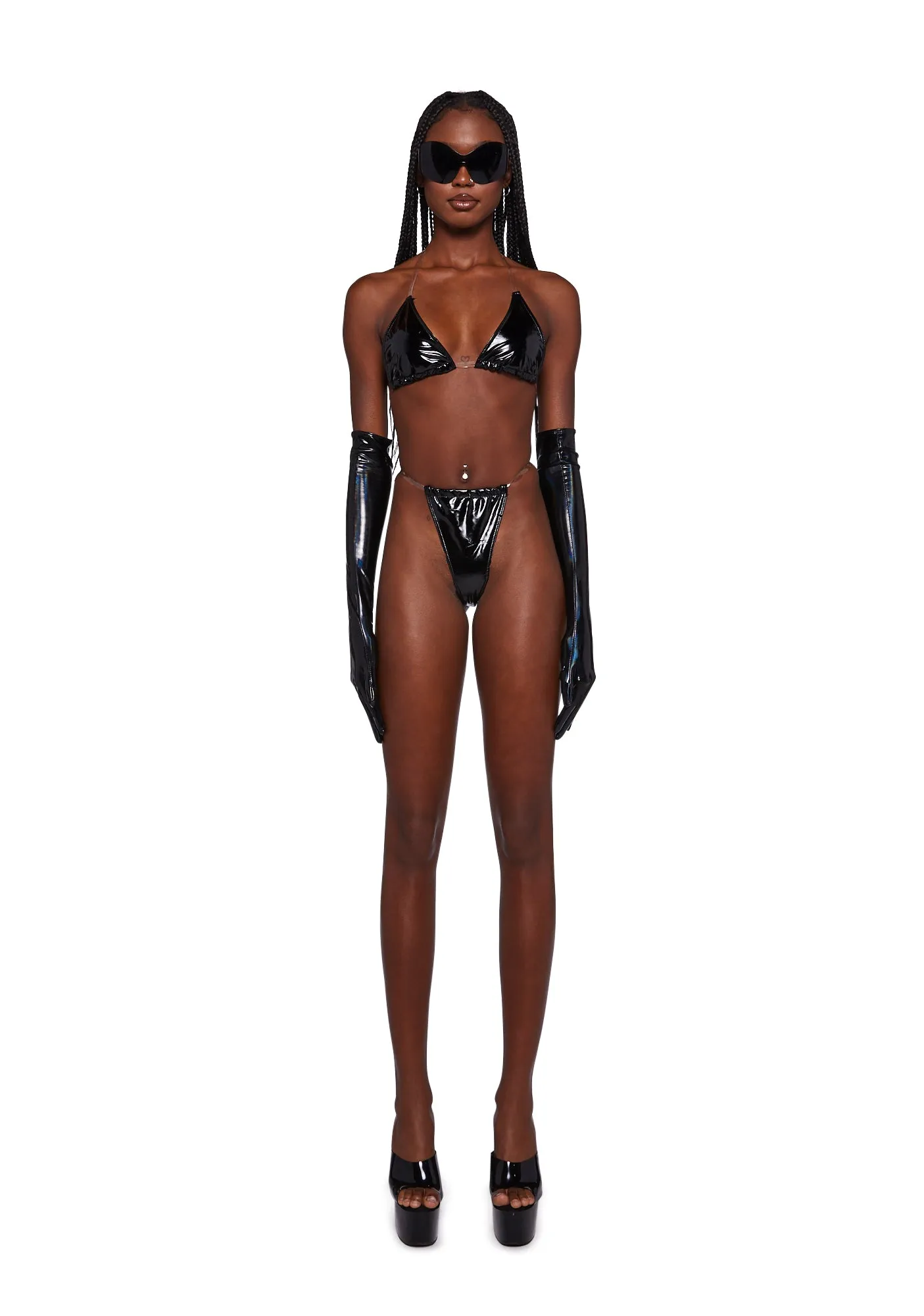 Selective Exposure Bikini Set - Black-