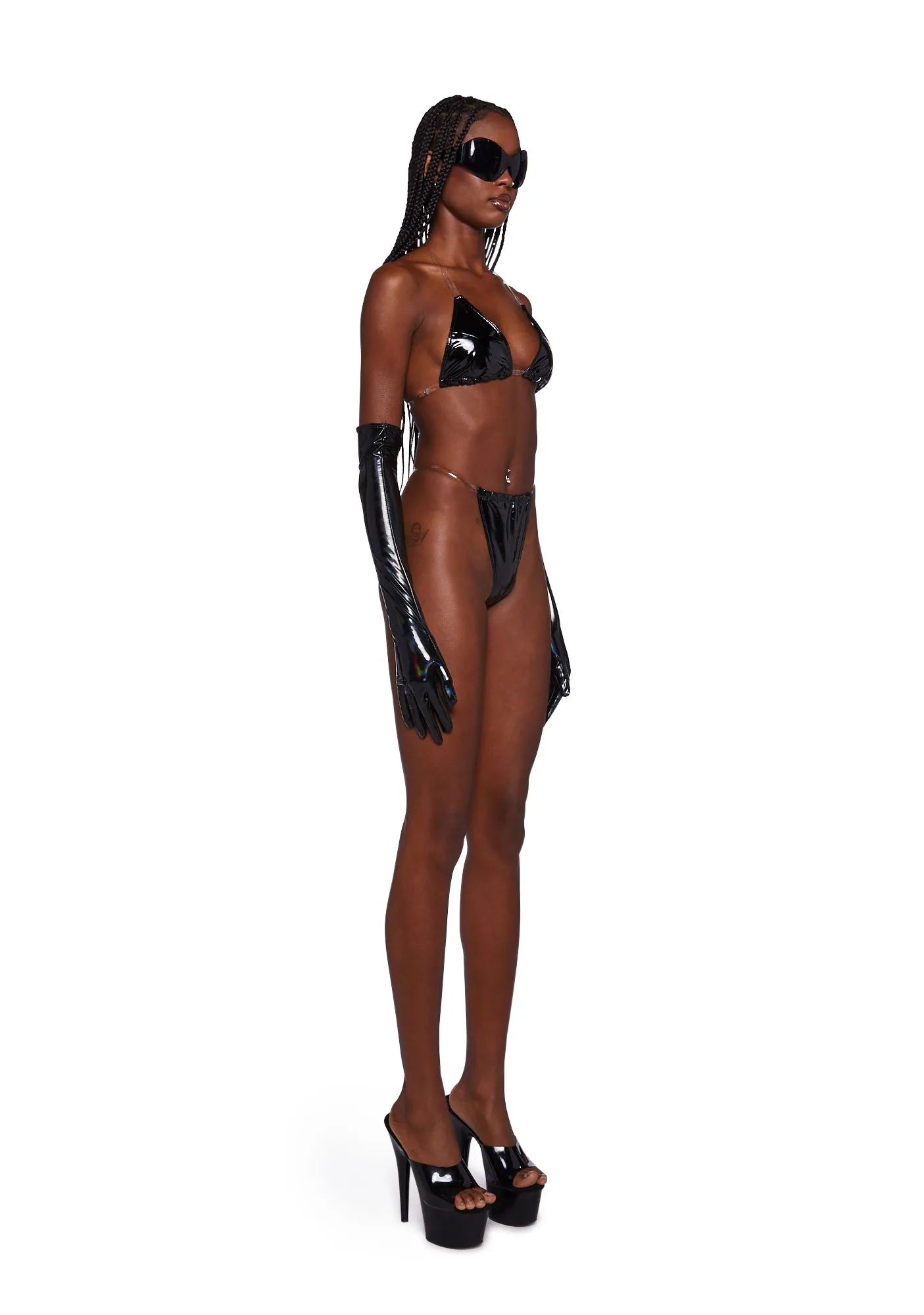 Selective Exposure Bikini Set - Black-