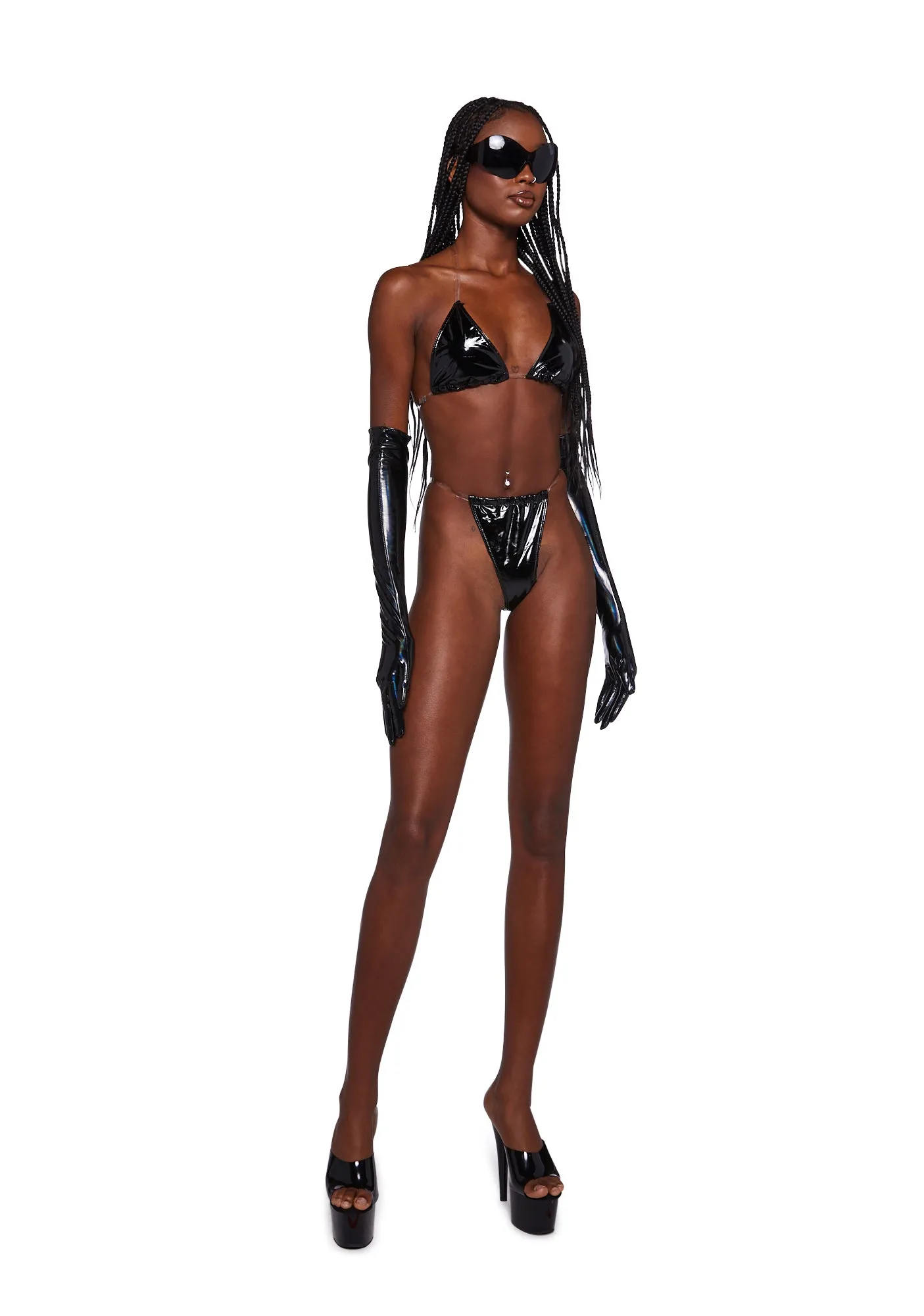 Selective Exposure Bikini Set - Black-