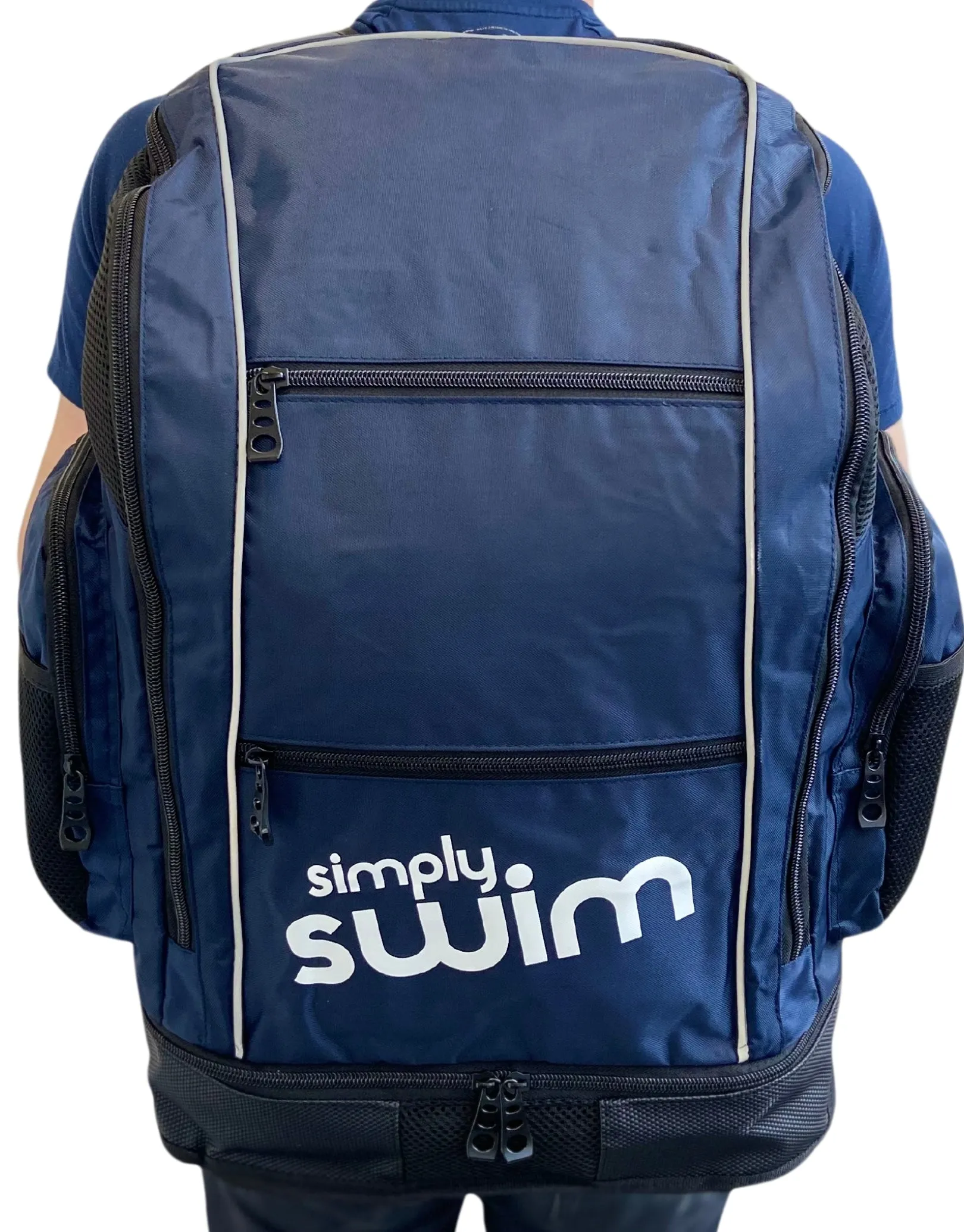 Simply Swim Premium Backpack 40L - Navy