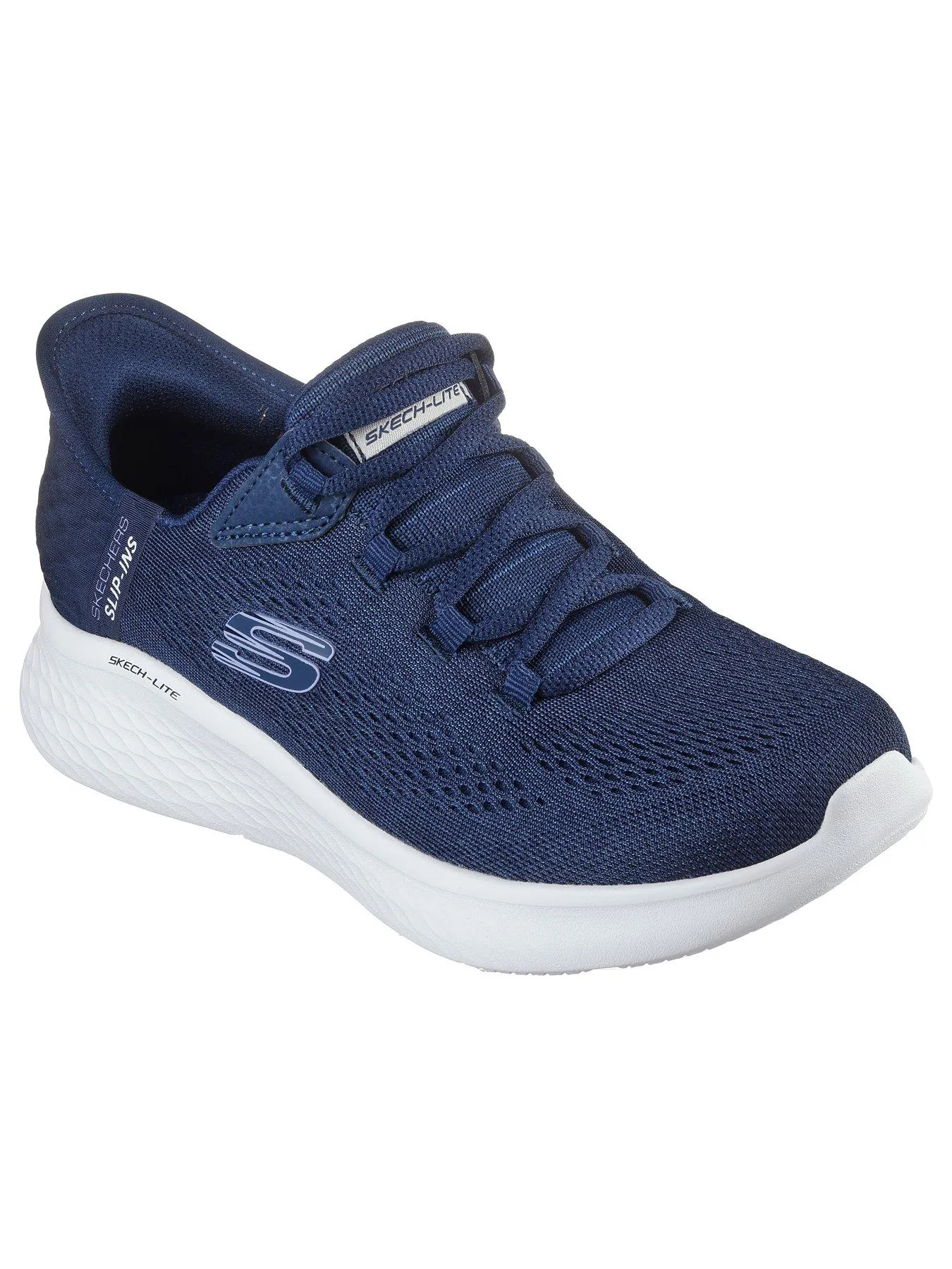 Skechers Skech-lite Pro Engineered Laced Slip-ins Trainers - Navy