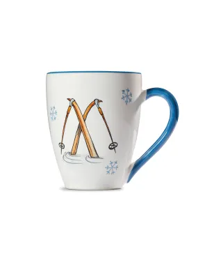 Skis Breakfast Mug