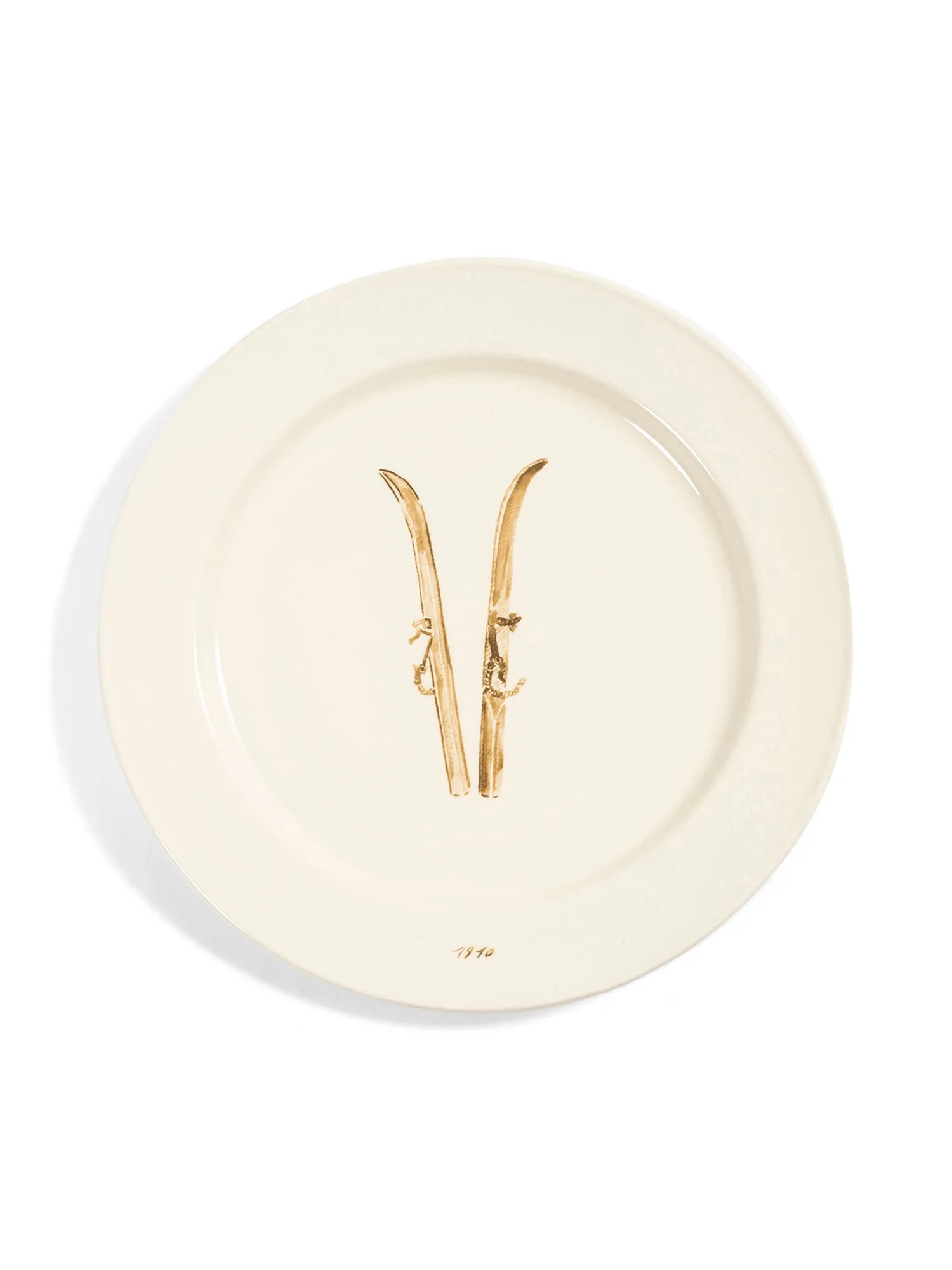 Skis Dinner Plate