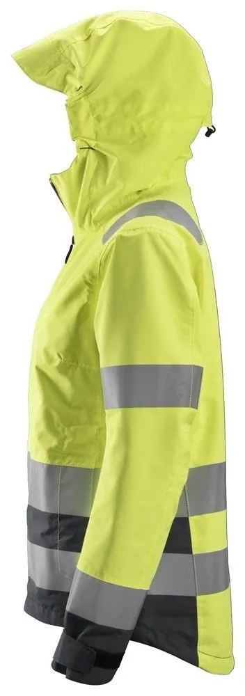 Snickers 1347 AllroundWork, Women's High-Vis Waterproof Shell Jacket, Class 2&