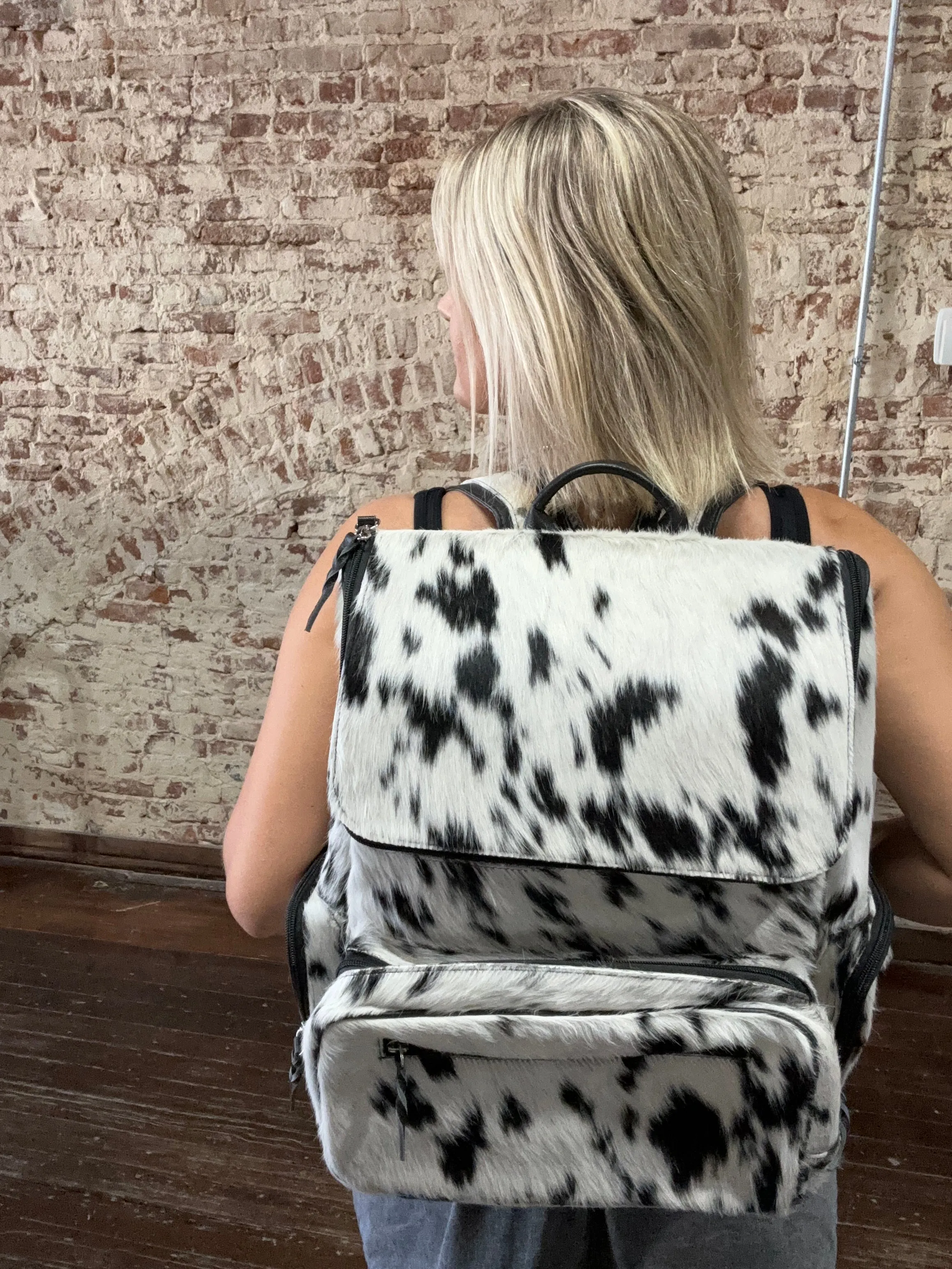 Stardust Hair-On-Hide Backpack