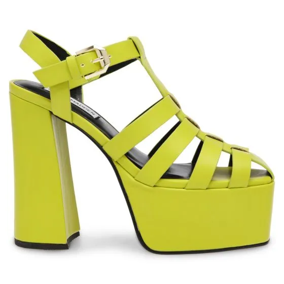 Steve Madden Vocanic Lime Box PU Sandals