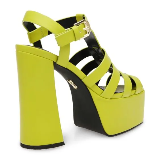 Steve Madden Vocanic Lime Box PU Sandals