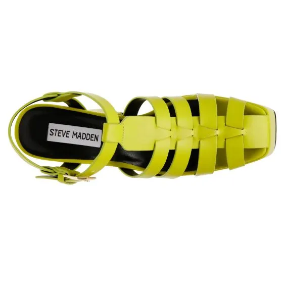 Steve Madden Vocanic Lime Box PU Sandals