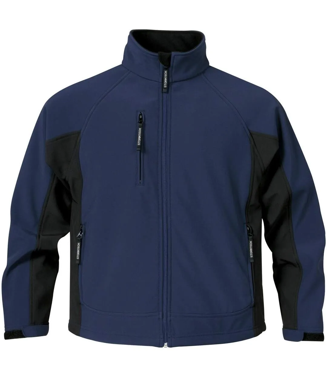 Stormtech Mens Bonded Teflon® DWR Wind/Water Repellent Jacket (Navy/Black) - UTBC1168