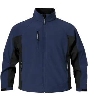 Stormtech Mens Bonded Teflon® DWR Wind/Water Repellent Jacket (Navy/Black) - UTBC1168