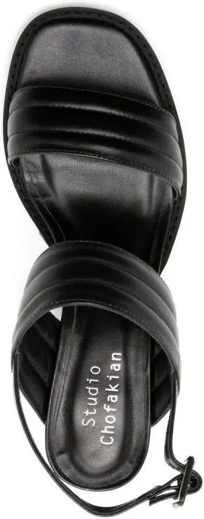 Studio Chofakian Studio 115 85mm sandals Black