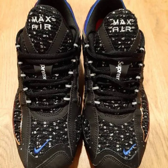 Supreme x Nike Air Max Tailwind 4 Black Hyper Cobalt