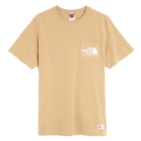 The North Face Berkeley California Pocket T-Shirt Khaki Stone