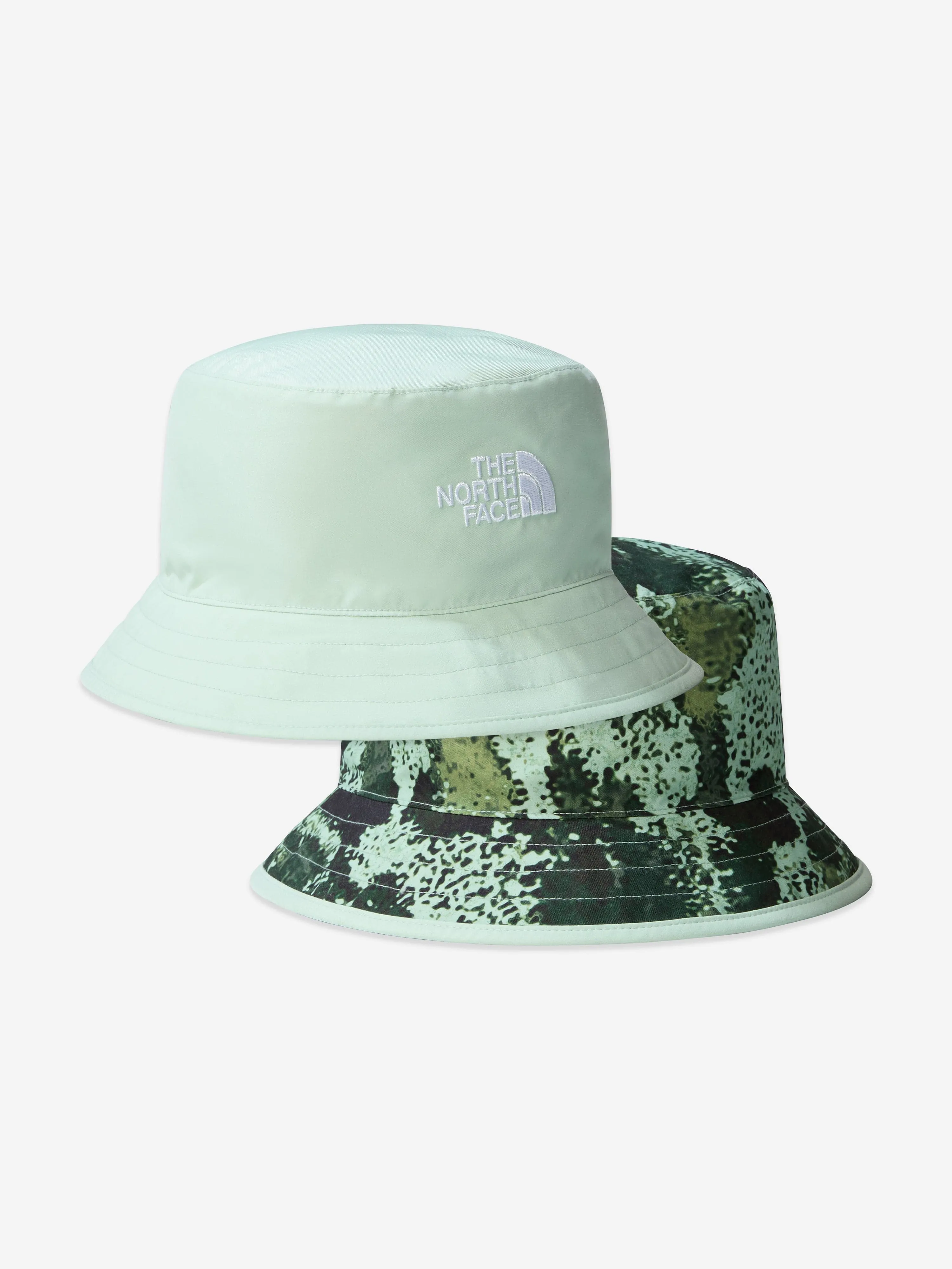 The North Face Kids Class V Reversible Bucket Hat in Green