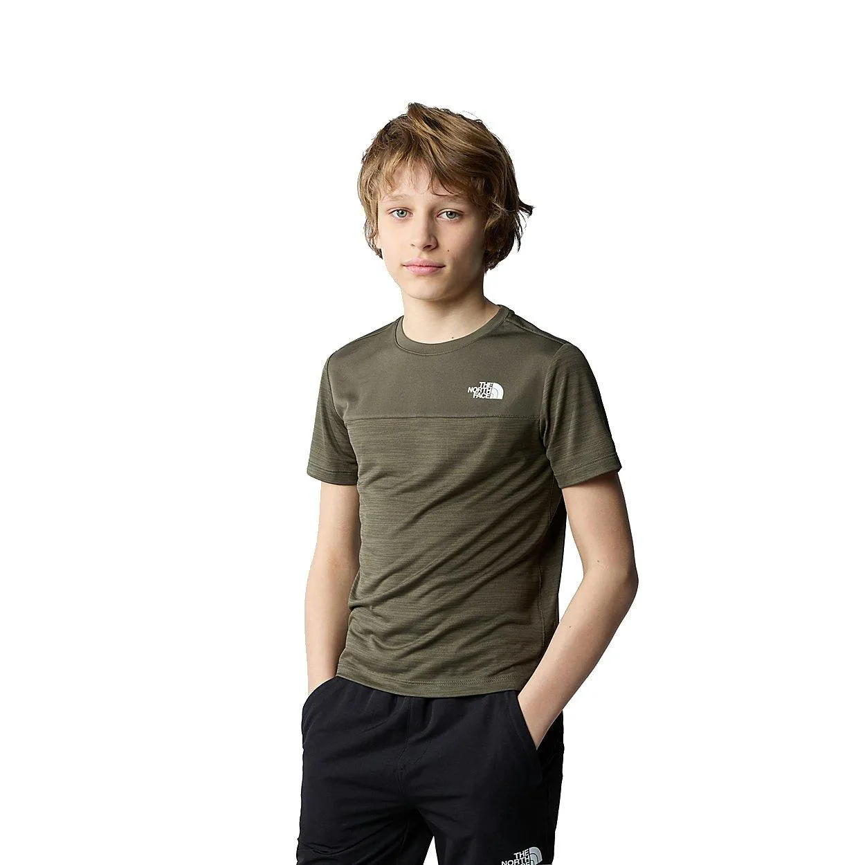 The North Face Kids' Never Stop Short-Sleeve T-Shirt - Green | George Fisher