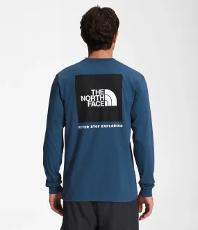 The North Face Men’s LS Box NSE Tee Shady Blue