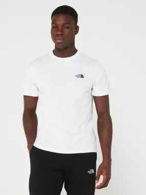 THE NORTH FACE Men's Short Sleeve Simple Dome Tee - White