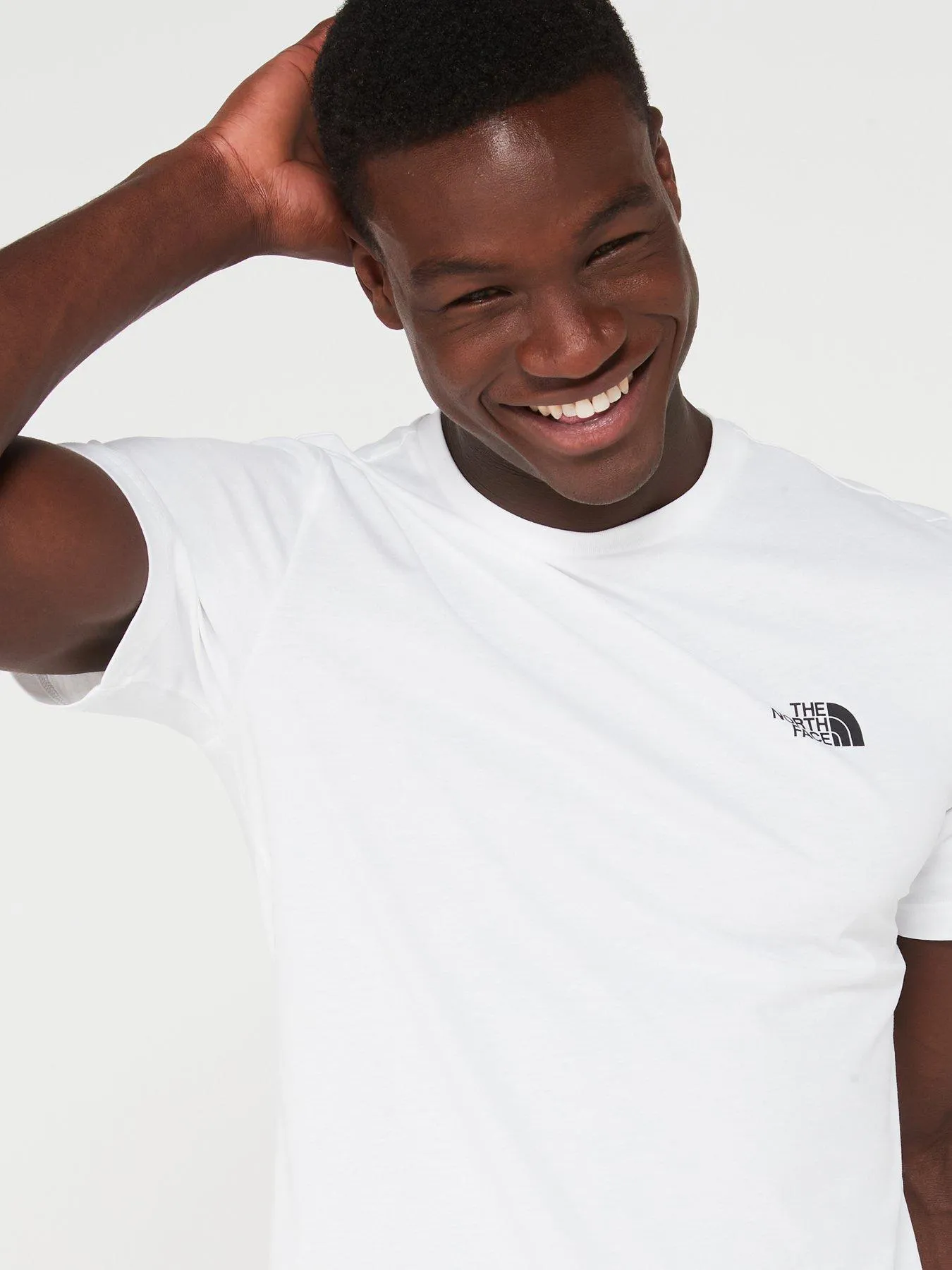 THE NORTH FACE Men's Short Sleeve Simple Dome Tee - White