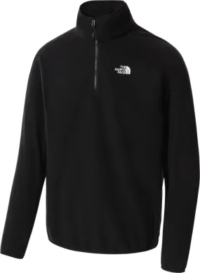 The North Face Men's 100 Glacier 1/4 Zip Fleece TNF Black | Buy The North Face Men's 100 Glacier 1/4 Zip Fleece TNF Bl