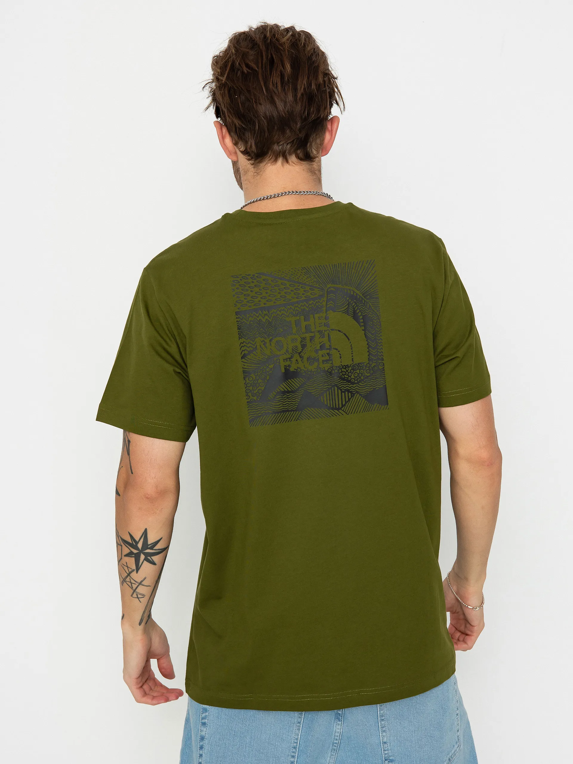 The North Face Redbox Celebration T-Shirt (forest olive)