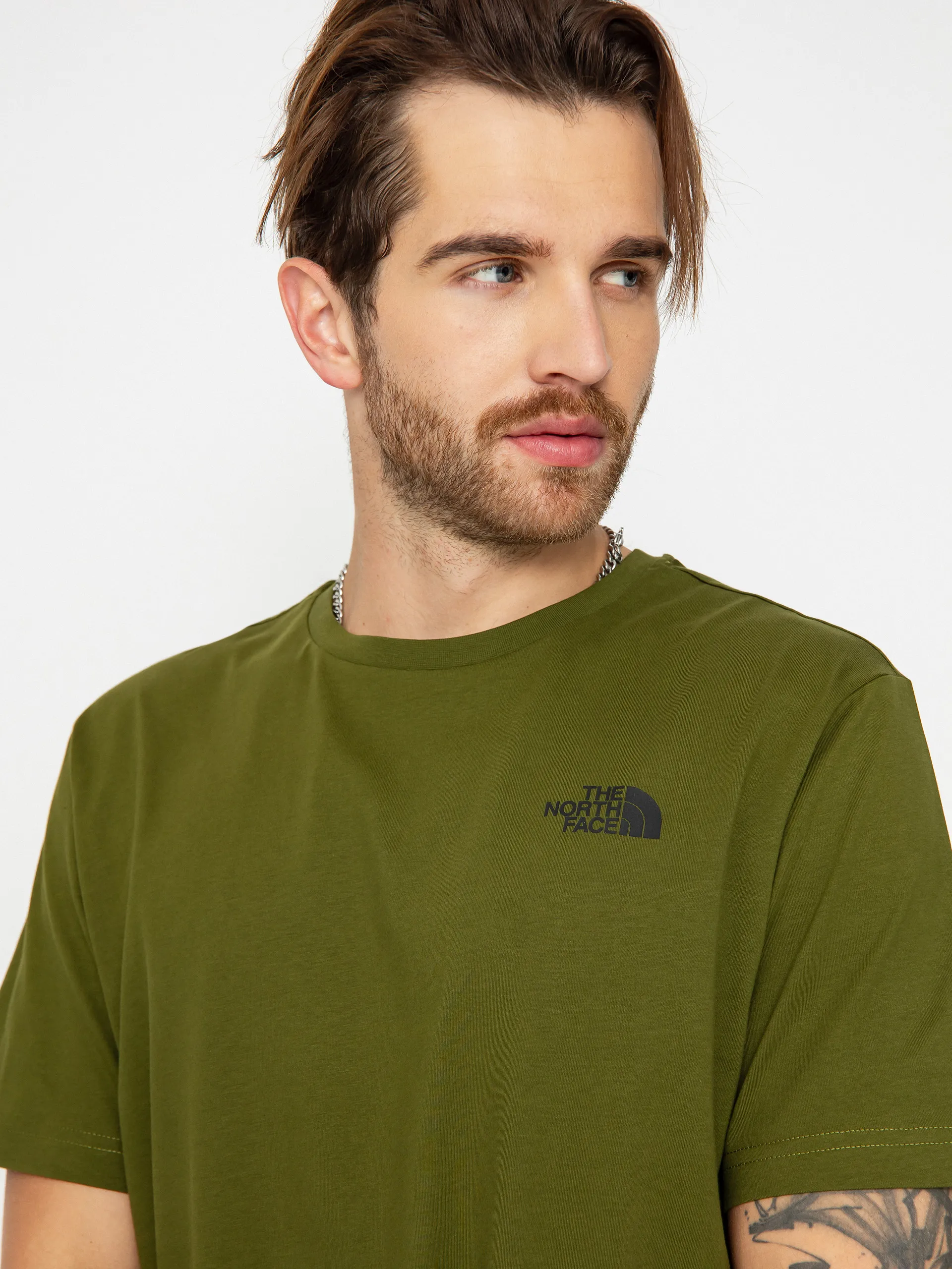 The North Face Redbox Celebration T-Shirt (forest olive)