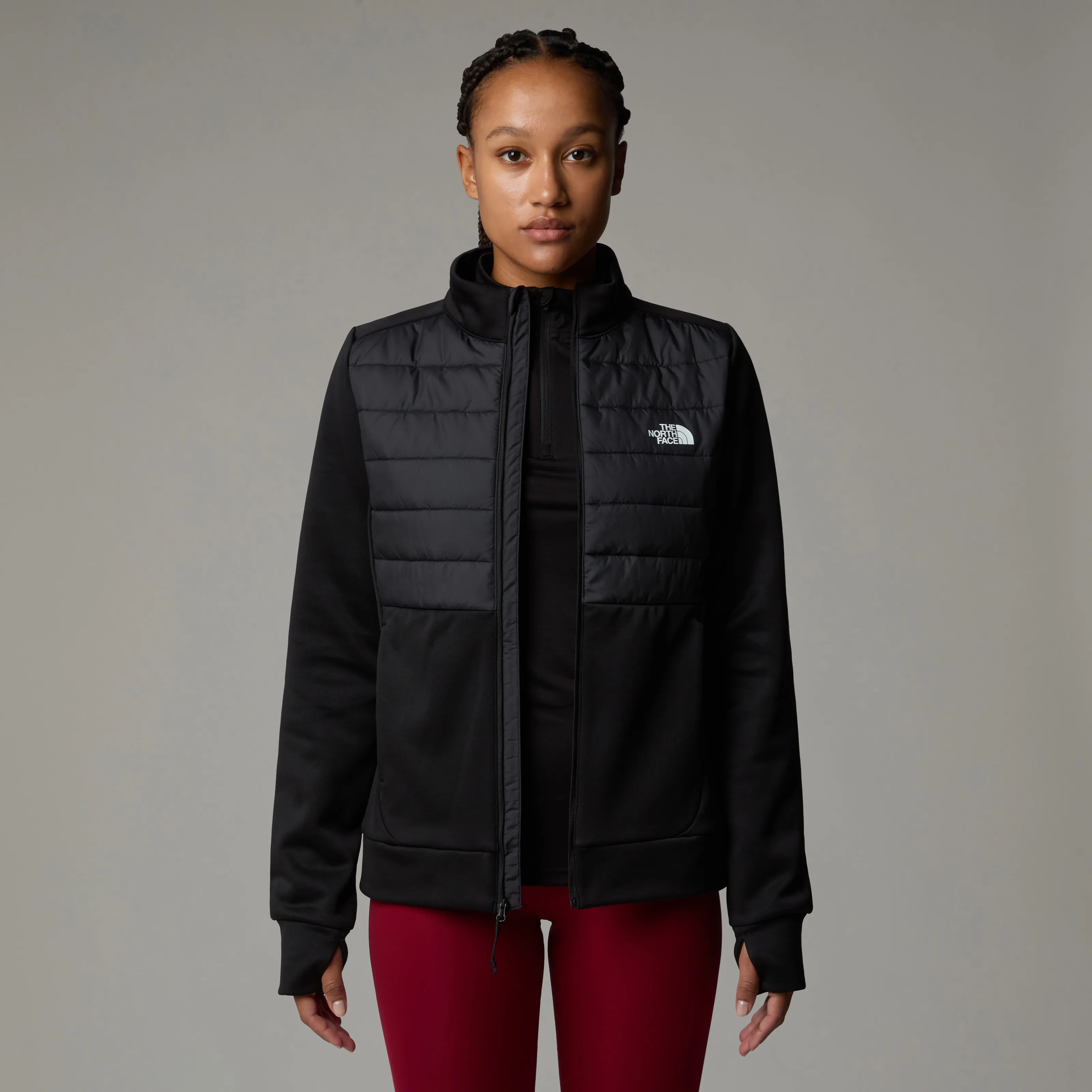 The North Face Women's Reaxion Hybrid Jacket TNF Black/Asphalt Grey | Buy The North Face Women's Reaxion Hybrid Jacket