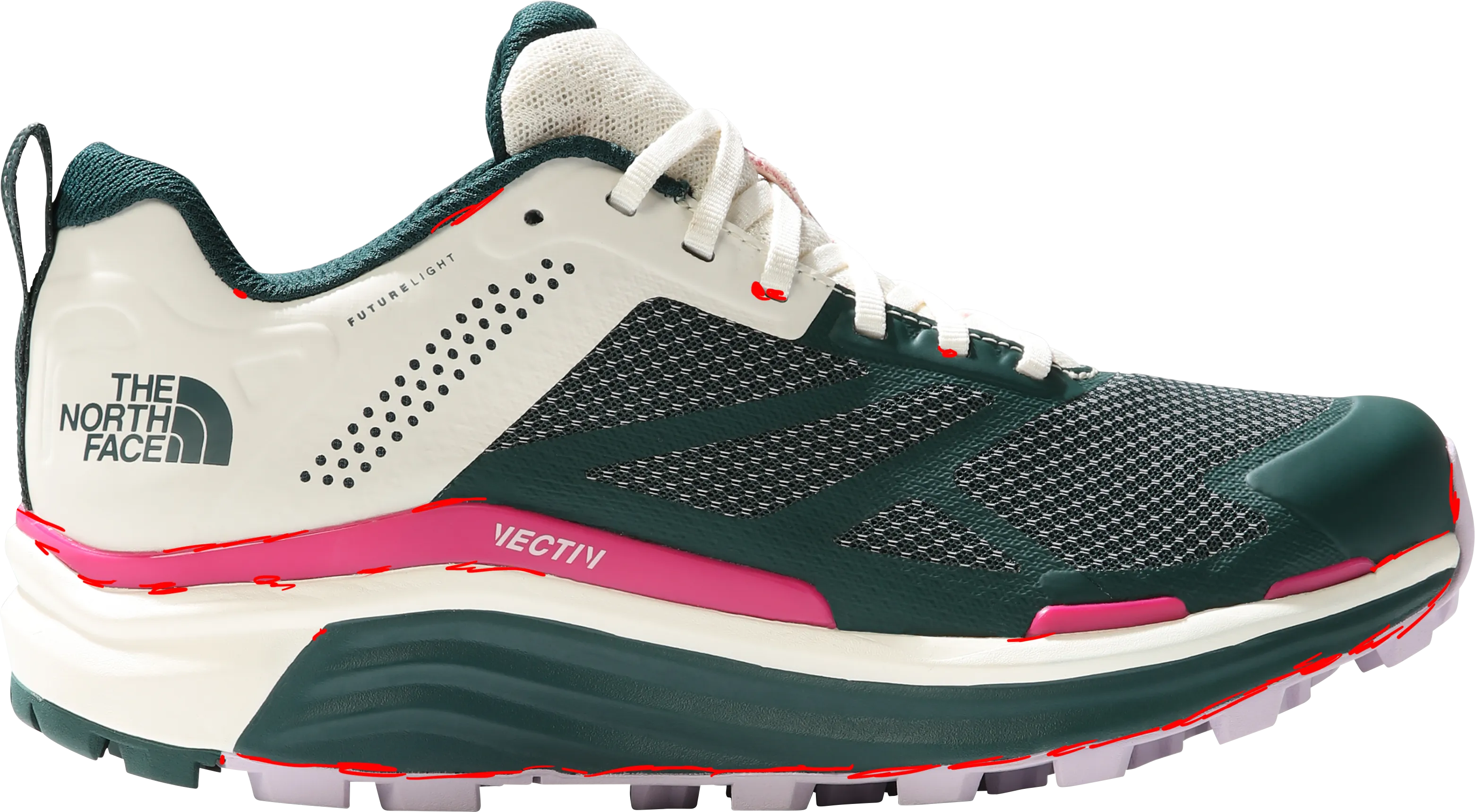 The North Face Women's VECTIV Enduris Futurelight Ponderosa Green/Gardenia White | Buy The North Face Women's VECTIV E