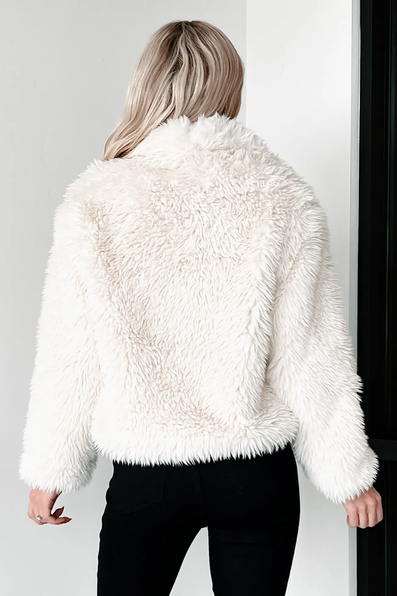 The Plush Life Faux Fur Jacket (Ivory)