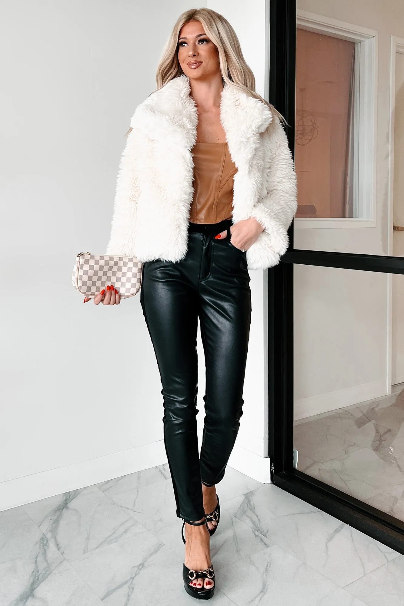 The Plush Life Faux Fur Jacket (Ivory)