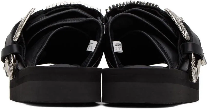 Toga Virilis Black Suicoke Edition Moto Sandals