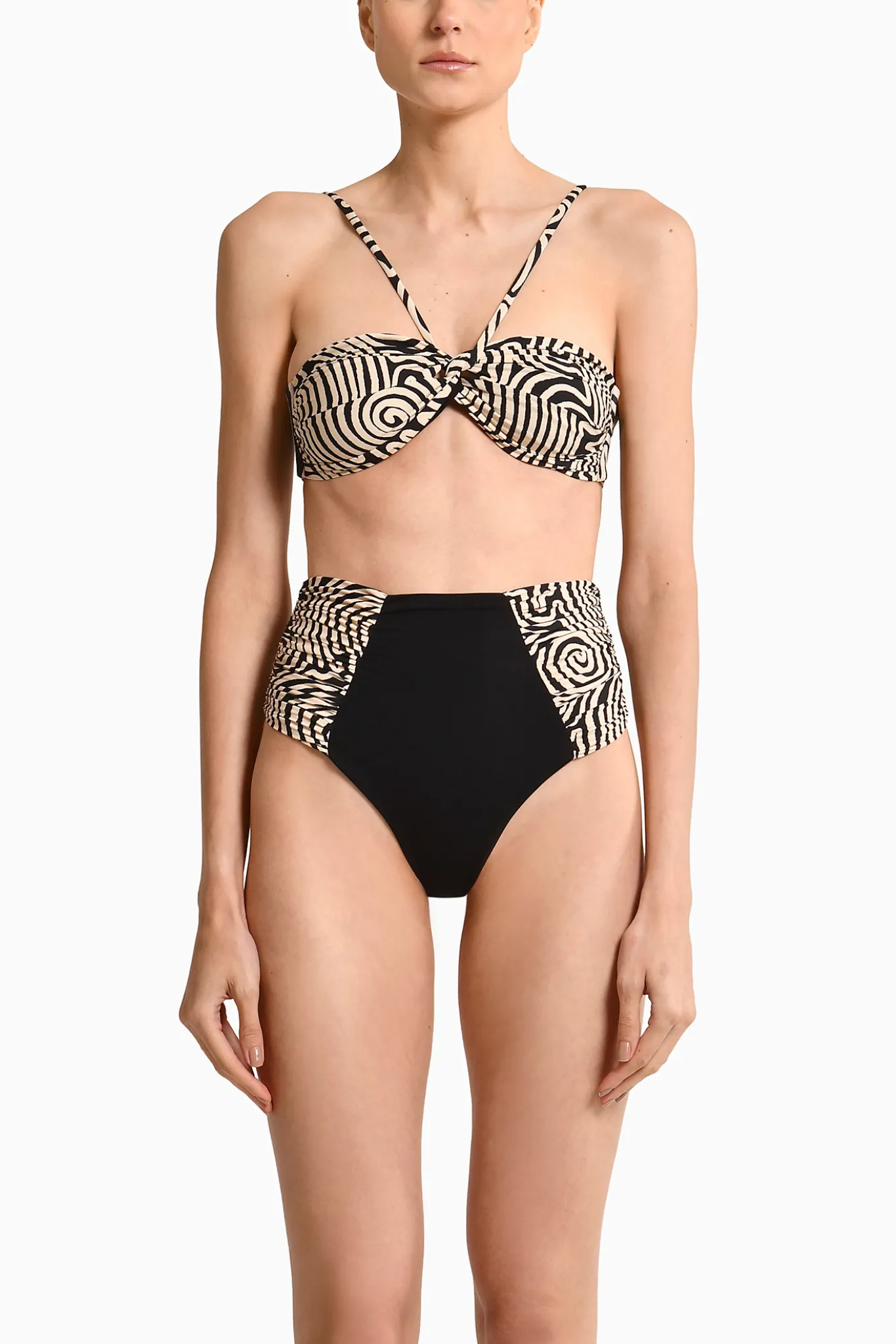 Top De Bikini Irati Black Isola & Bottom De Bikini Tali Black Isola