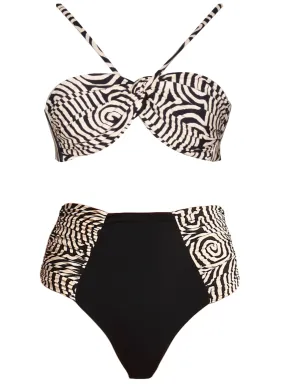 Top De Bikini Irati Black Isola & Bottom De Bikini Tali Black Isola