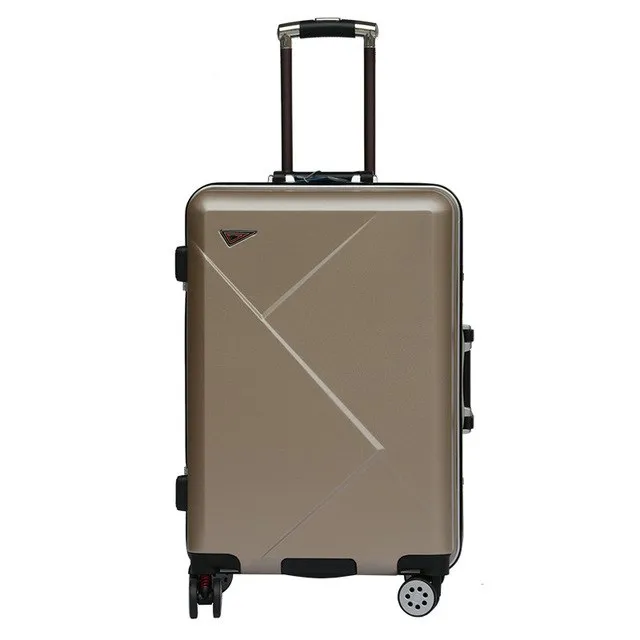 Travel Tale Fashion Aluminum Frame  Abs+Pc Suitcase Carry On Spinner Customs Lock Wheel Travel