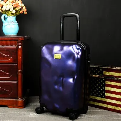 Travel Tale Fashion Personality Meteorites Abs+Pc 20/24/28 Inch Suitcase Carry On Spinner Customs