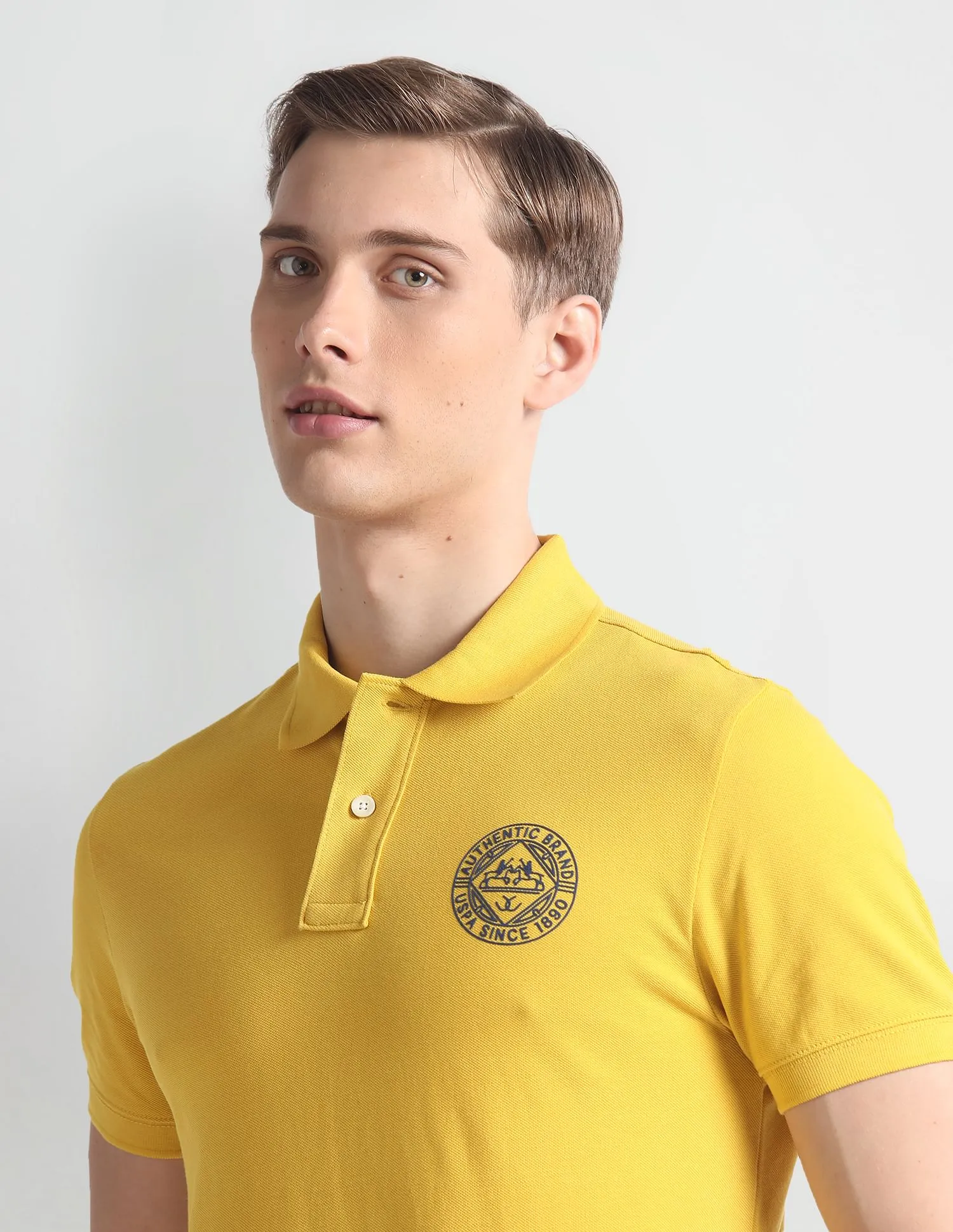 U.S. Polo Assn. Denim Co. Rear Graphic Cotton Polo Shirt