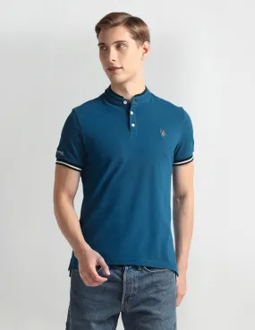 U.S. Polo Assn. Denim Co. Solid Muscle Fit Polo Shirt