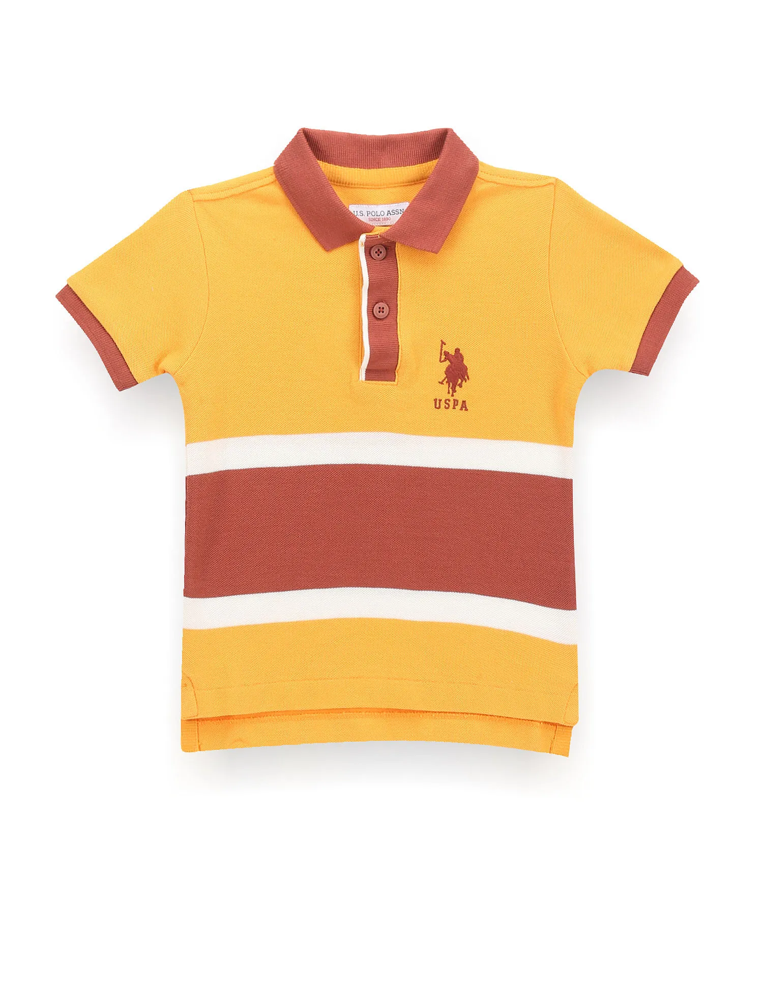 U.S. Polo Assn. Kids Boys Colour Block Polo Shirt