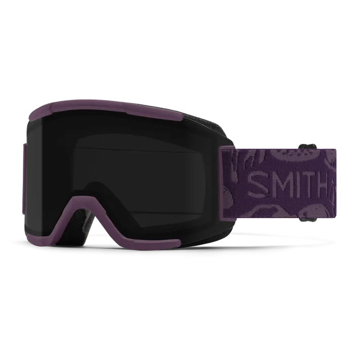 USED Smith Squad ChromaPop Snow Goggles in Lilac /Chromapop Sun Black