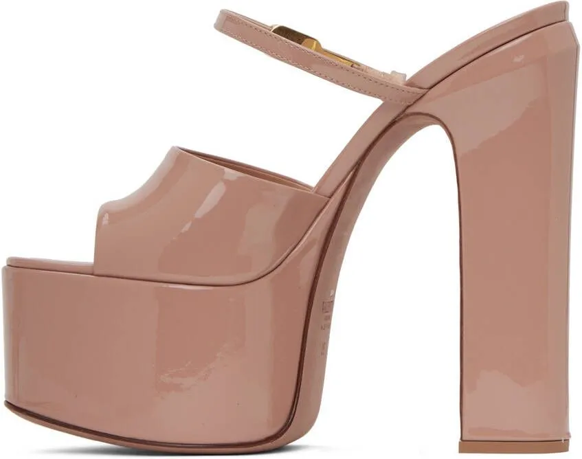 Valentino Garavani Beige Tan-Go Heeled Sandals