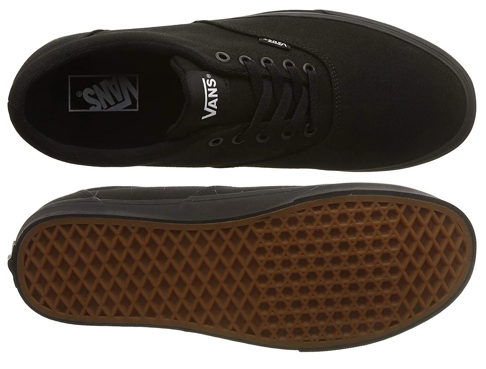 VANS Womens Doheny Canvas Casual Trainers Black