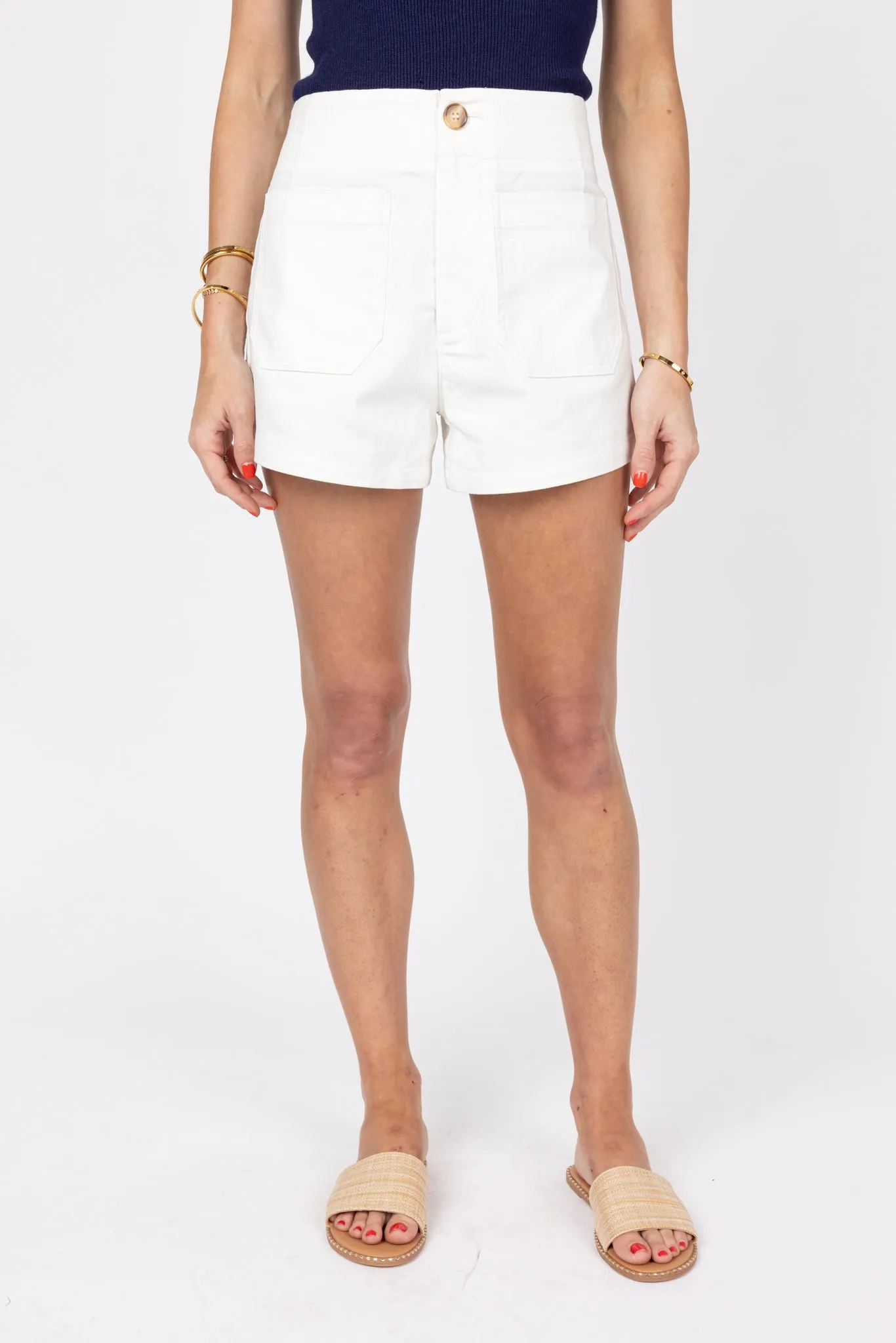 Vera Shorts- White