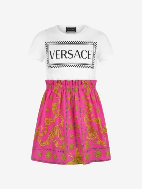 Versace Girls Dress - White & Cotton Dress