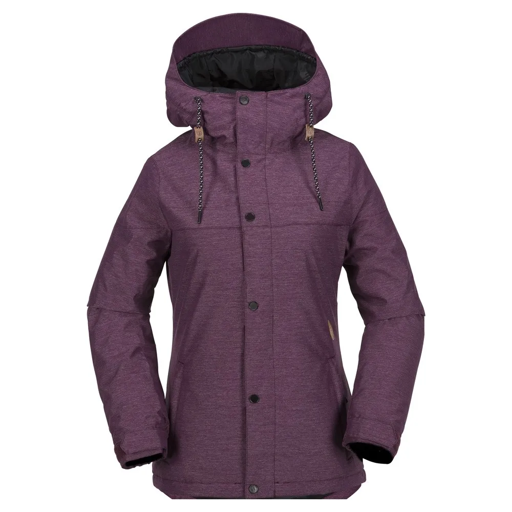 Volcom Womens Bolt Insulated Purple Snow Jacket 2018